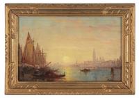 CHARLES CLÉMENT CALDERON (FRENCH 1870–1906) LE BASSIN DE SAINT-MARC AU COUCHANT; ALONG WITH THREE OTHER VENETIAN SCENES