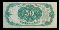 A United States Series 1875 Fractional 50c Note — FR. 1381