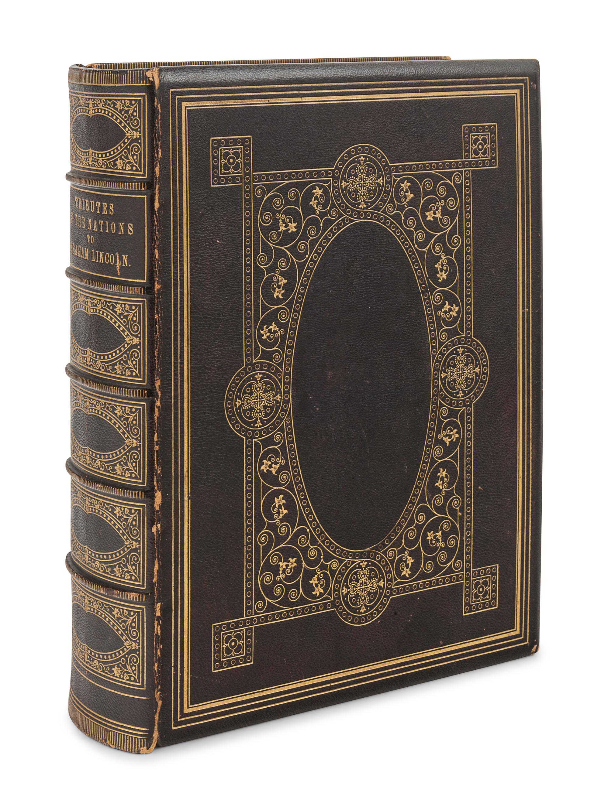 [LINCOLN, Abraham (1809-1865)]. The Assassination of Abraham Lincoln...Expressions of Condolence and Sympathy Inspired by These Events. Washington: Government Printing Office, 1867.