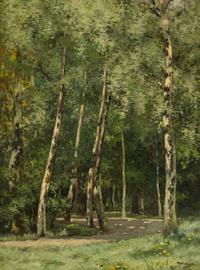 William Clusmann, (American, 1859–1927), Sunny Forest