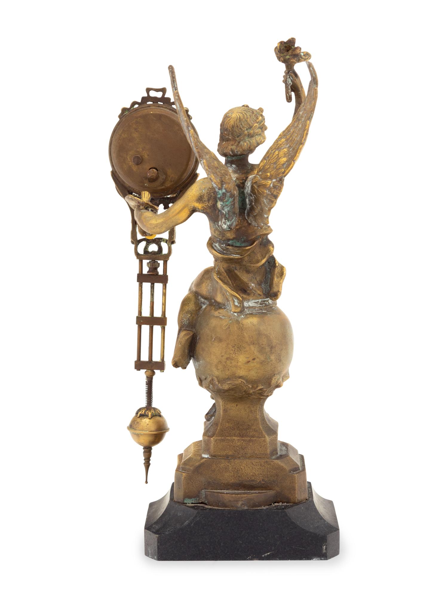 A Continental Figural Pendulum Clock