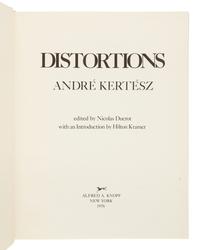 KERTÈSZ, André (1894-1985). DUCROT, Nicolas, editor. Distortions. New York: Alfred A. Knopf, 1976.