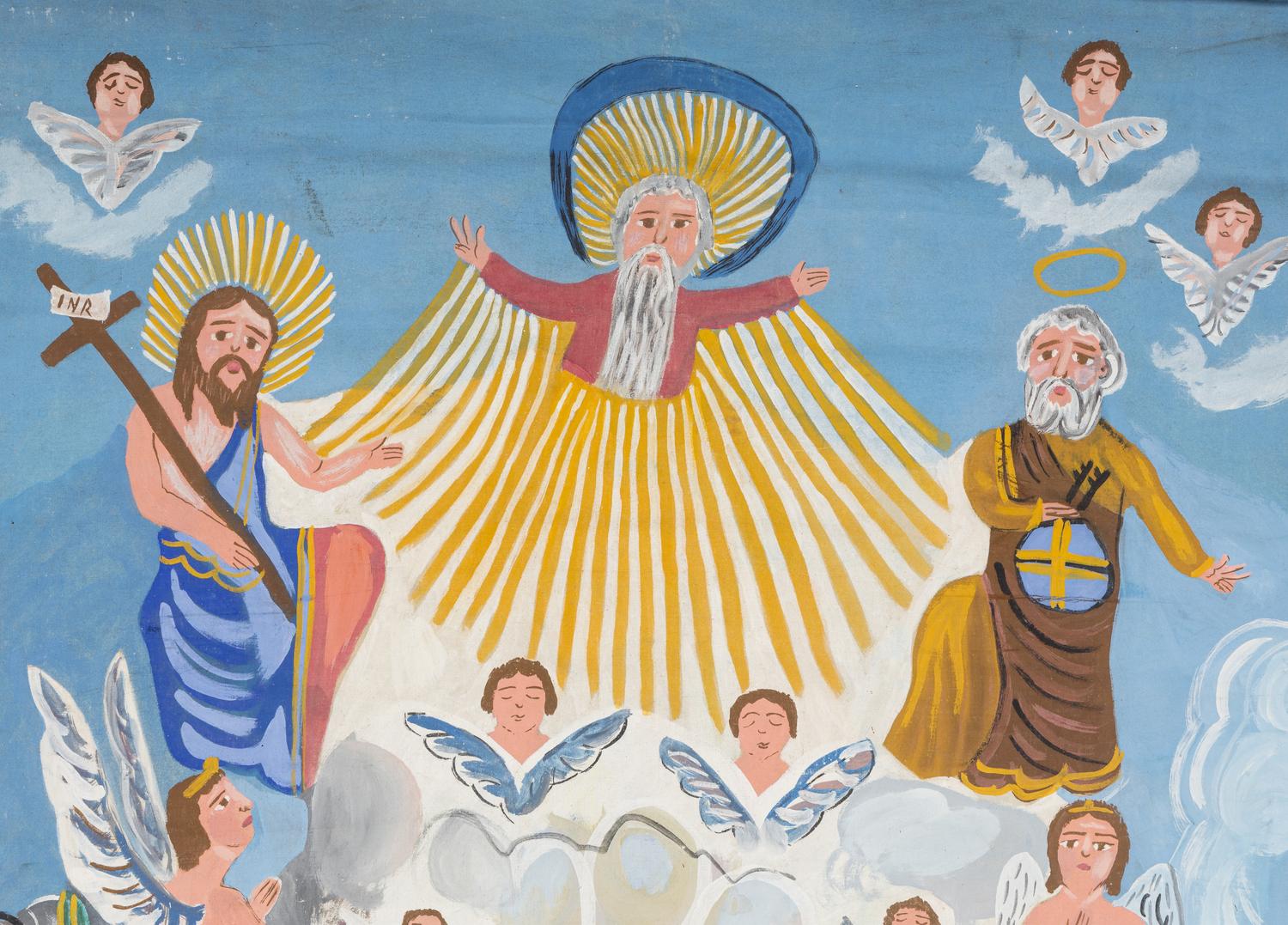 Paradiso and Untitled ( Vision of an Angel With Golden Armor) (a double-sided work)