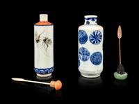 Two Porcelain Snuff Bottles