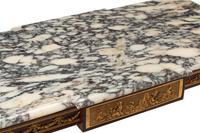 A Louis XVI Style Gilt Bronze Mounted Marble-Top Cocktail Table, 20th Century