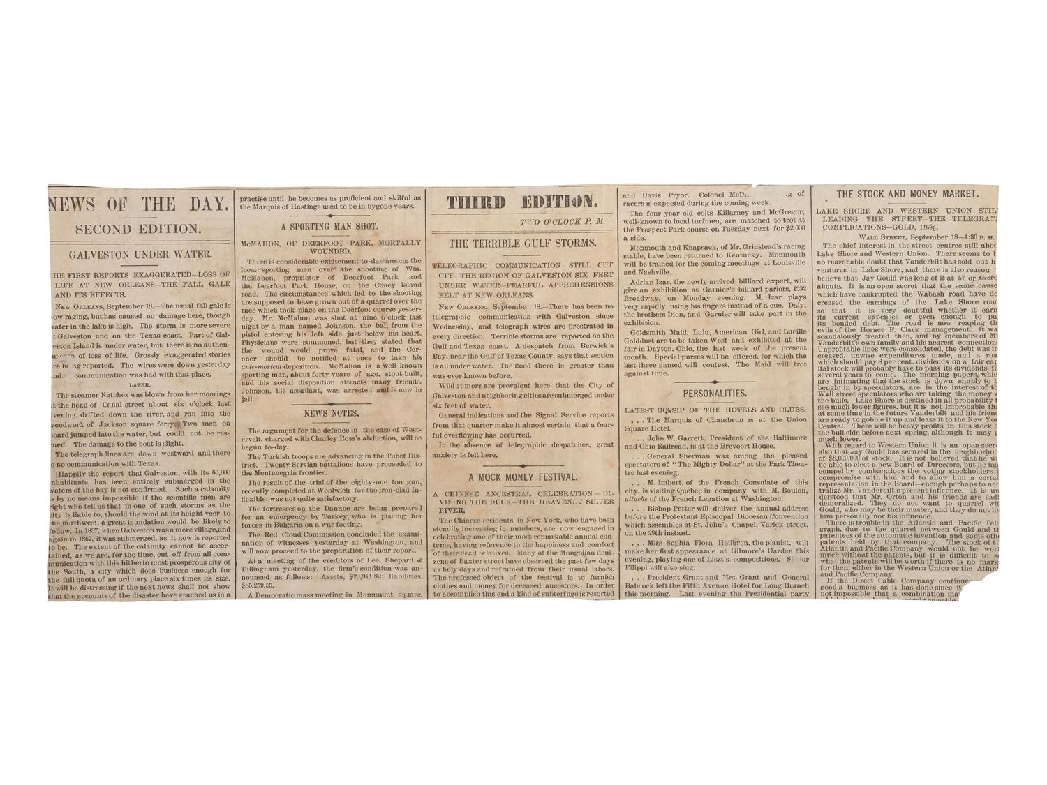 [PINKERTON'S]. $20,000 Reward for the recovery of Charlie Brewster Ross. Philadelphia, 1874.