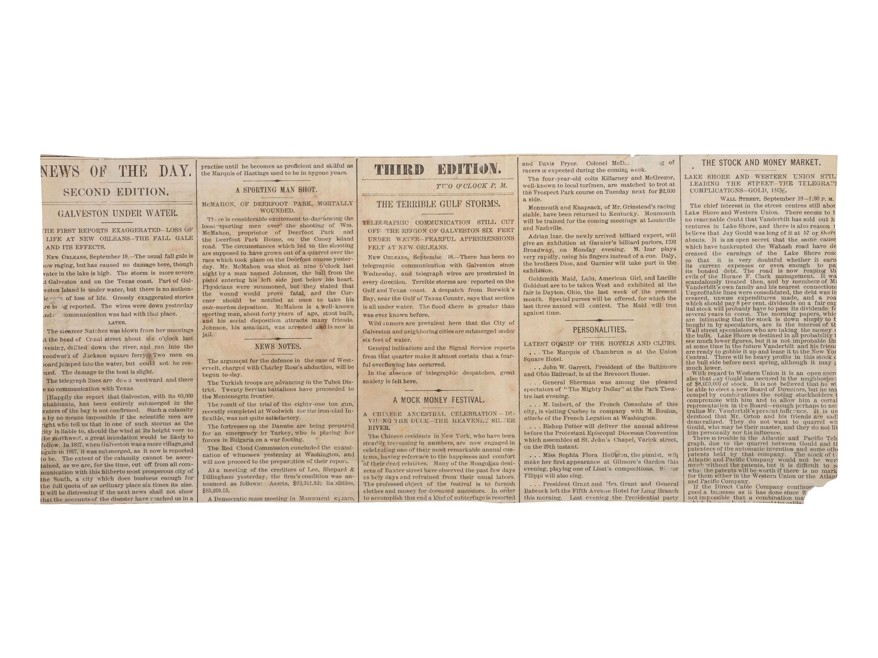 [PINKERTON'S]. $20,000 Reward for the recovery of Charlie Brewster Ross. Philadelphia, 1874.