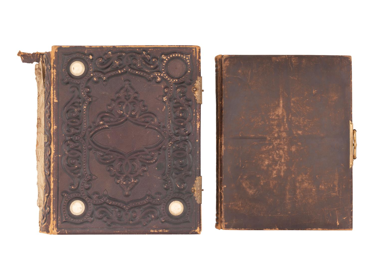 [US SUPREME COURT]. Blatchford family archive including documents, ledgers, photographs, and a silk menu signed by President Chester A. ARTHUR (1829-1886) and Supreme Court Justice Samuel Blatchford (1820-1893).