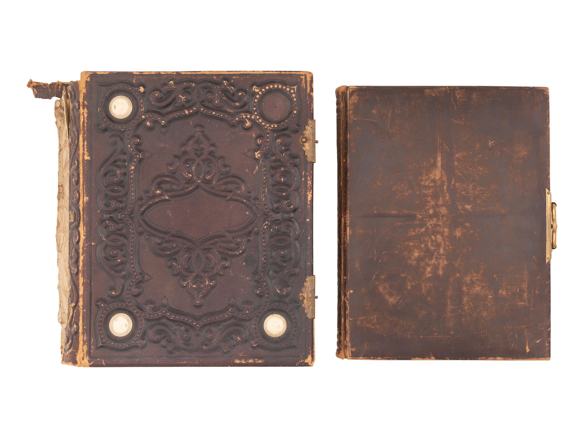 [US SUPREME COURT]. Blatchford family archive including documents, ledgers, photographs, and a silk menu signed by President Chester A. ARTHUR (1829-1886) and Supreme Court Justice Samuel Blatchford (1820-1893).