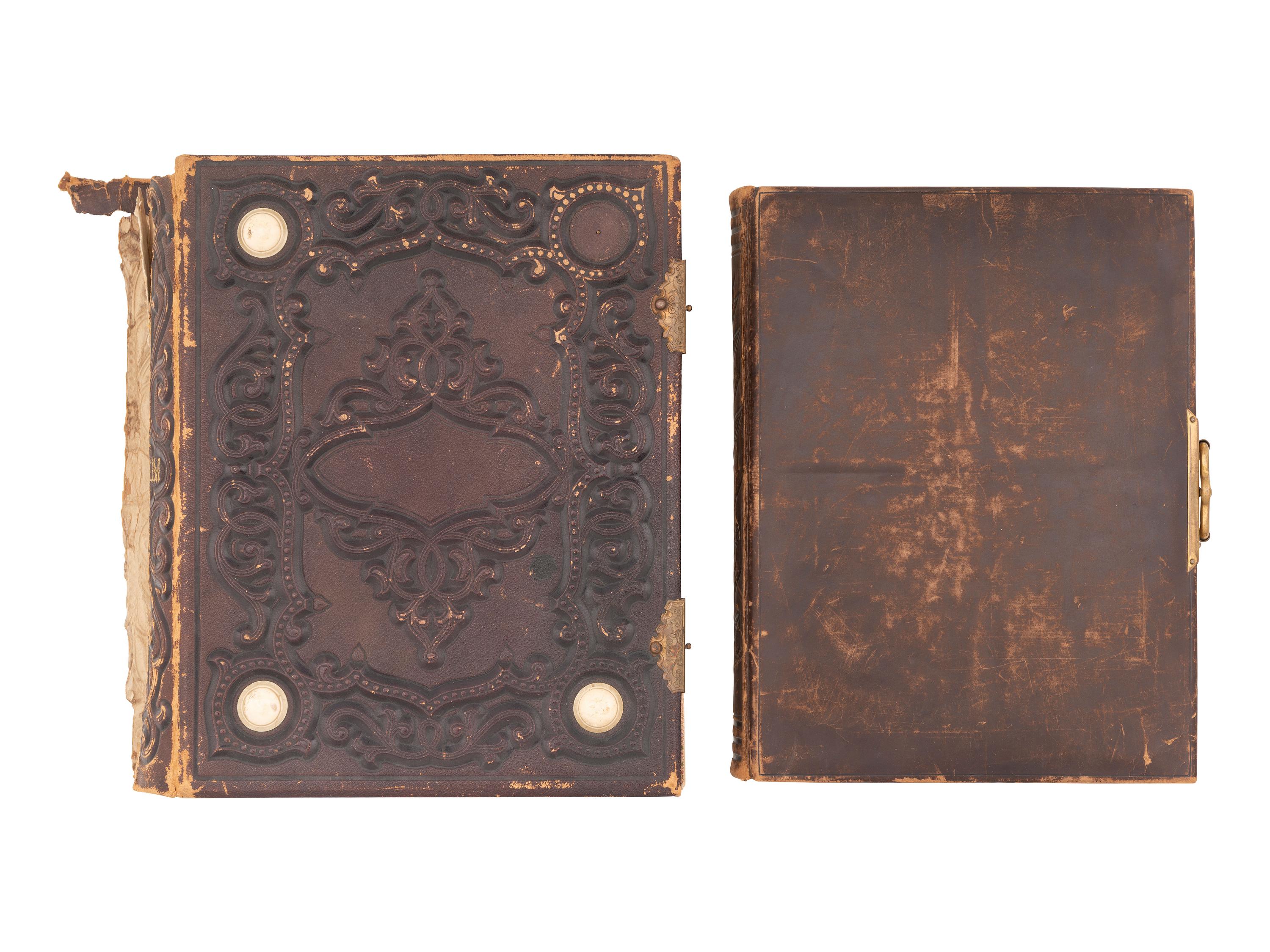 [US SUPREME COURT]. Blatchford family archive including documents, ledgers, photographs, and a silk menu signed by President Chester A. ARTHUR (1829-1886) and Supreme Court Justice Samuel Blatchford (1820-1893).