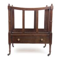 An American Mahogany Canterbury Height 20 1/2 x width 17 x depth 12 inches. — 20TH CENTURY