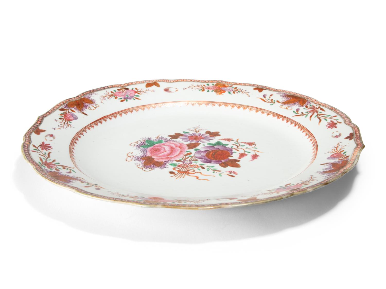 A Chinese Export Porcelain Charger