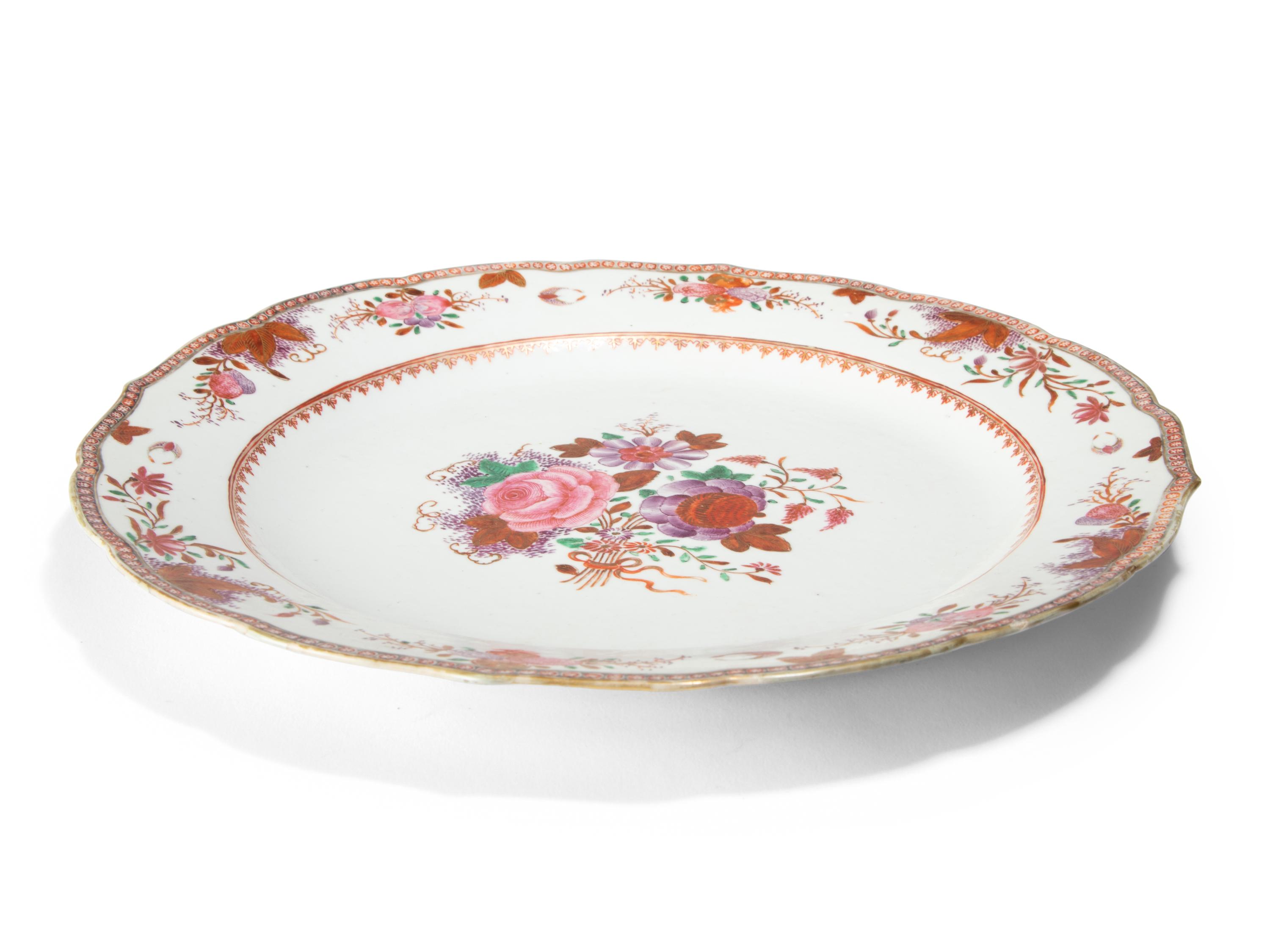 A Chinese Export Porcelain Charger