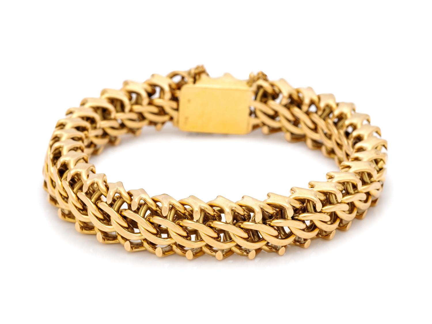 YELLOW GOLD BRACELET