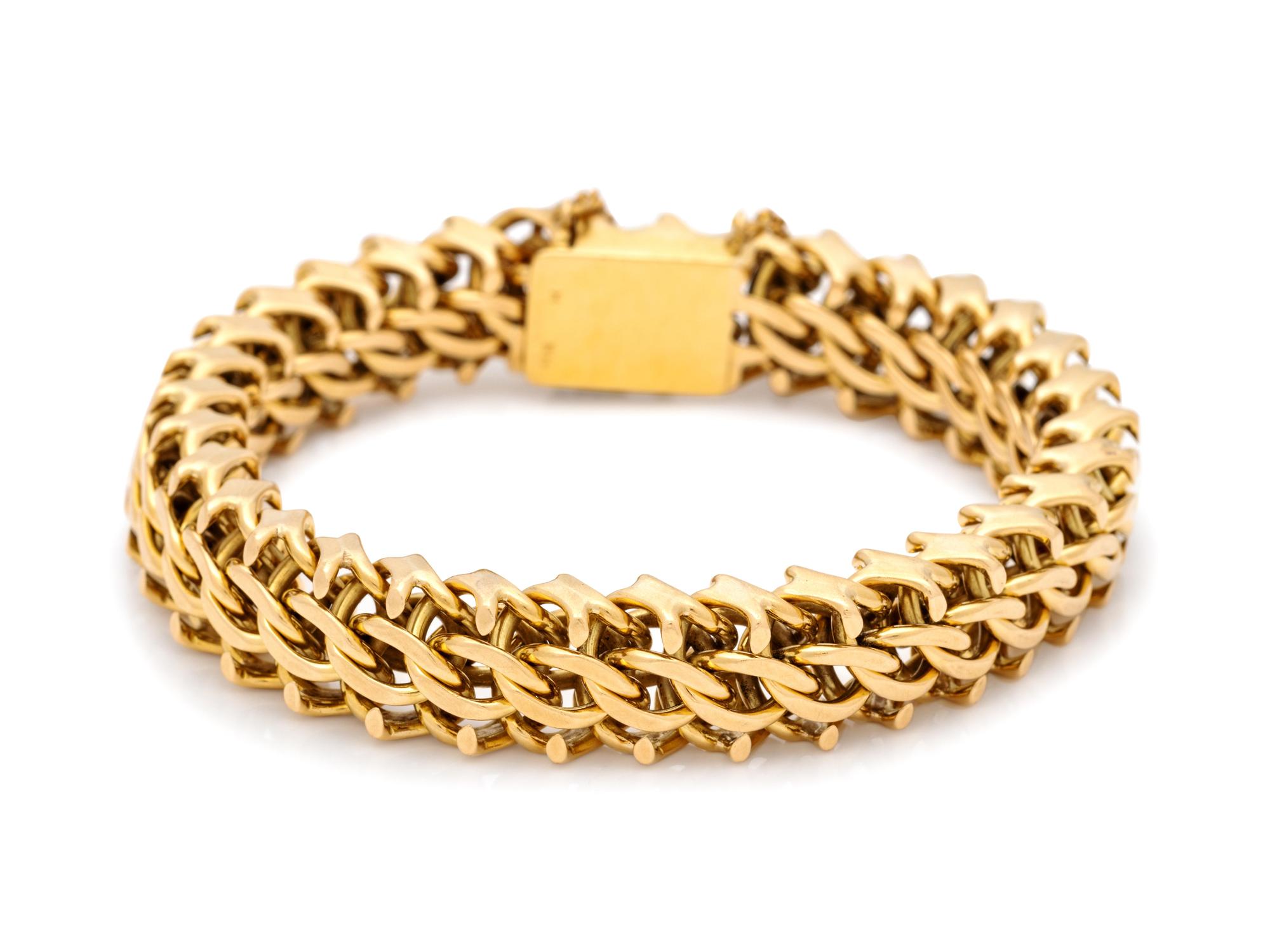 YELLOW GOLD BRACELET