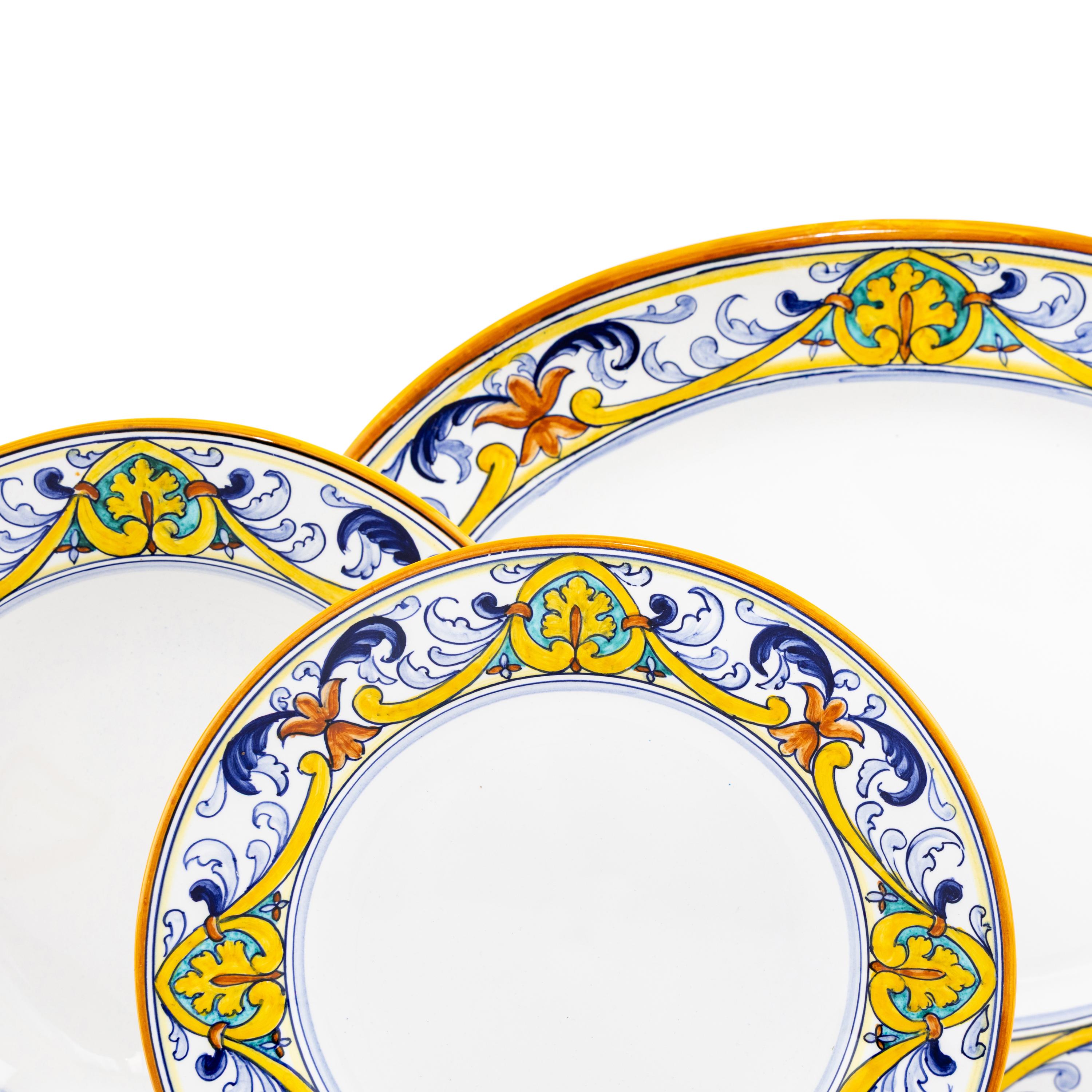 An Italian Faience Dinner Service