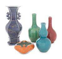 Six Chinese Porcelain Articles