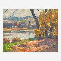 John Fulton Folinsbee (1892-1972) Riverbank, New Hope