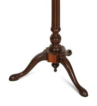A George III Mahogany Vitrine Table and a Kettle Stand