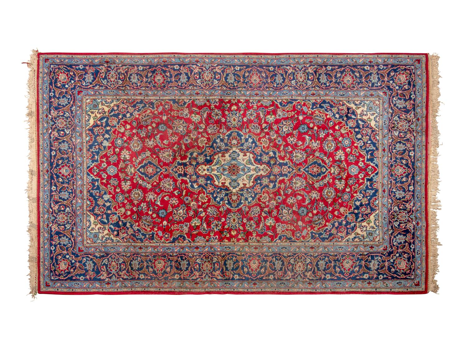 A Kashan Wool Rug