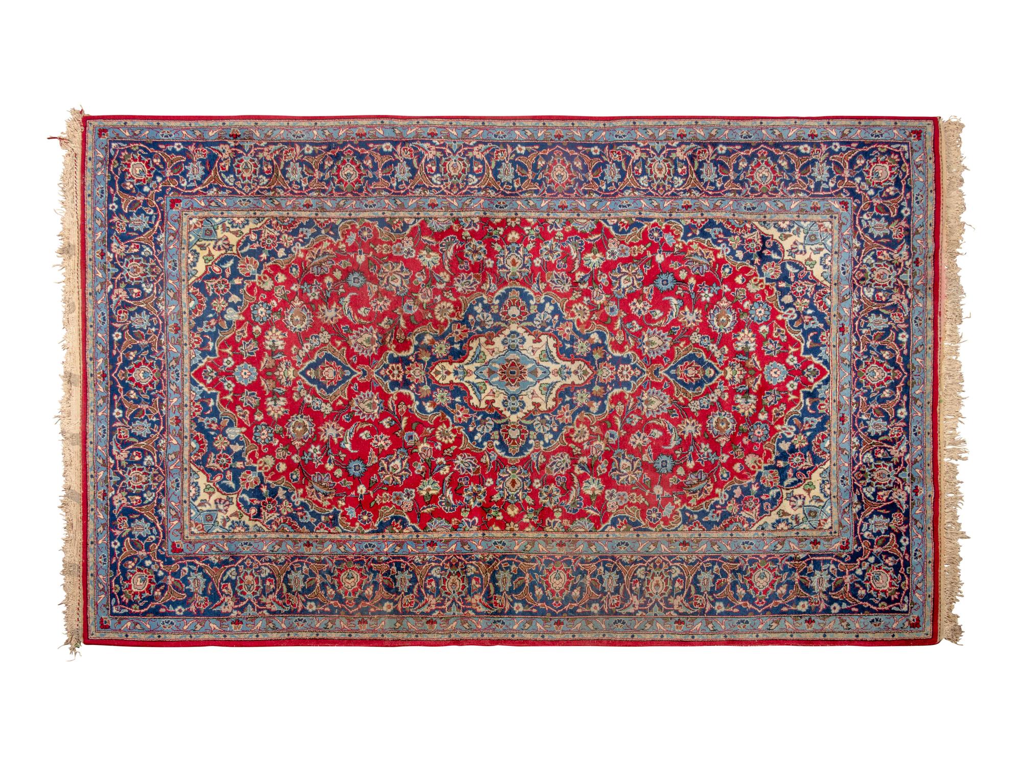 A Kashan Wool Rug
