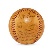 A 1939 Chicago White Sox Team Signed Autograph Baseball,