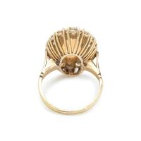OPAL AND DIAMOND RING