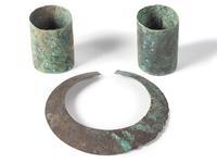 African Copper Collar AND Pair of Arm Bands