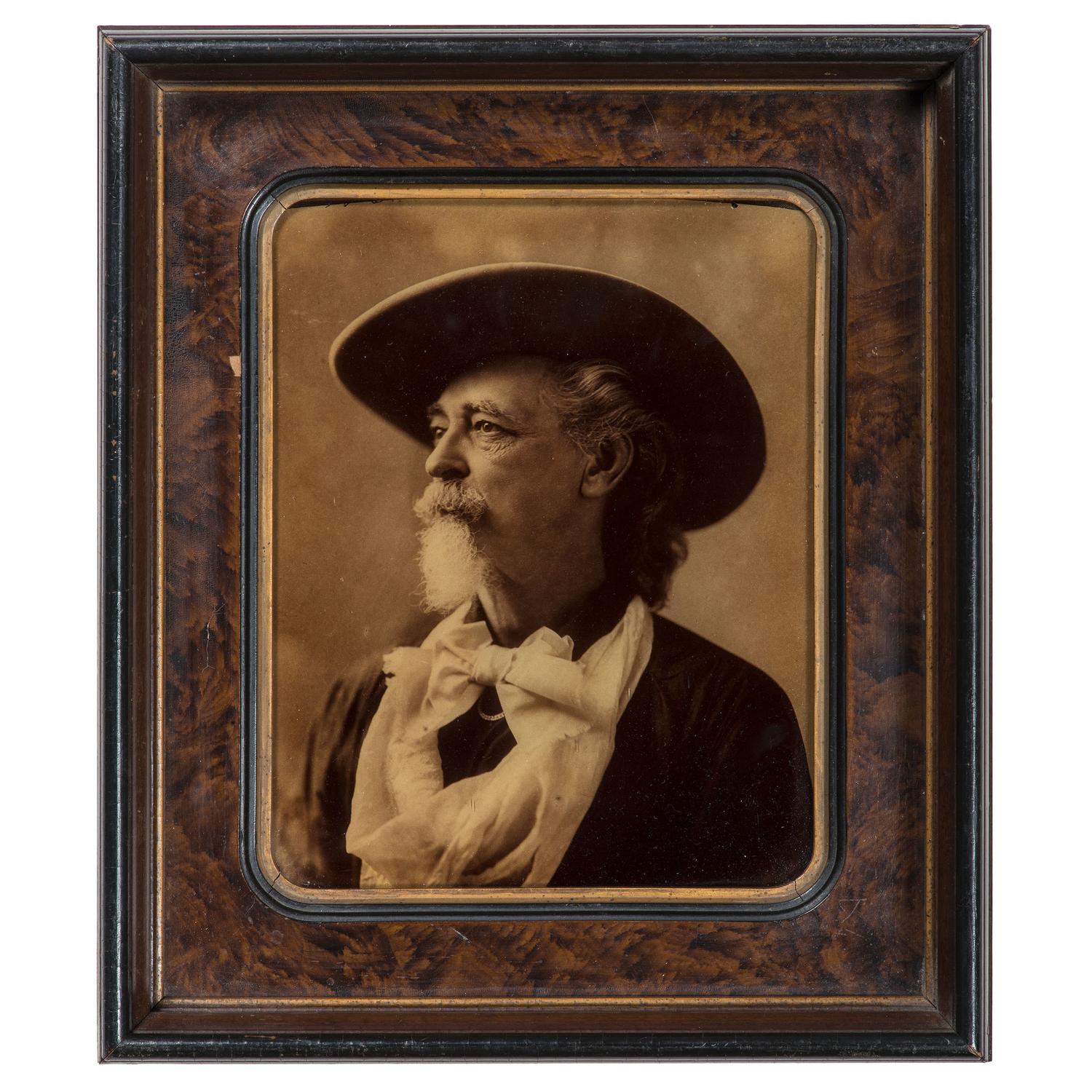 Buffalo Bill Cody, Rare Orotone Portrait