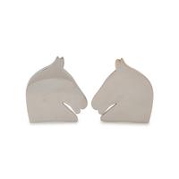 Two Hermès Items: Pair of Ear Clips and Ring