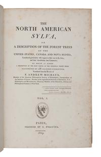 MICHAUX, François-André (1770-1855). The North American Sylva. Paris: C. d'Hautel, 1819.