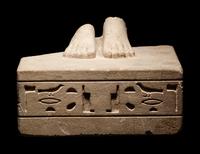 An Egyptian Limestone Base