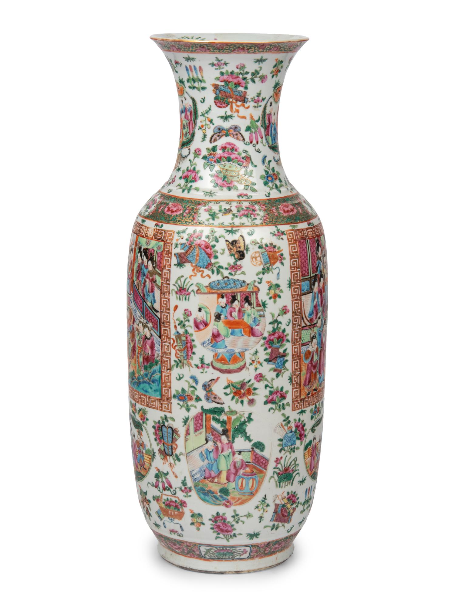 A Large Chinese Export Porcelain Vase