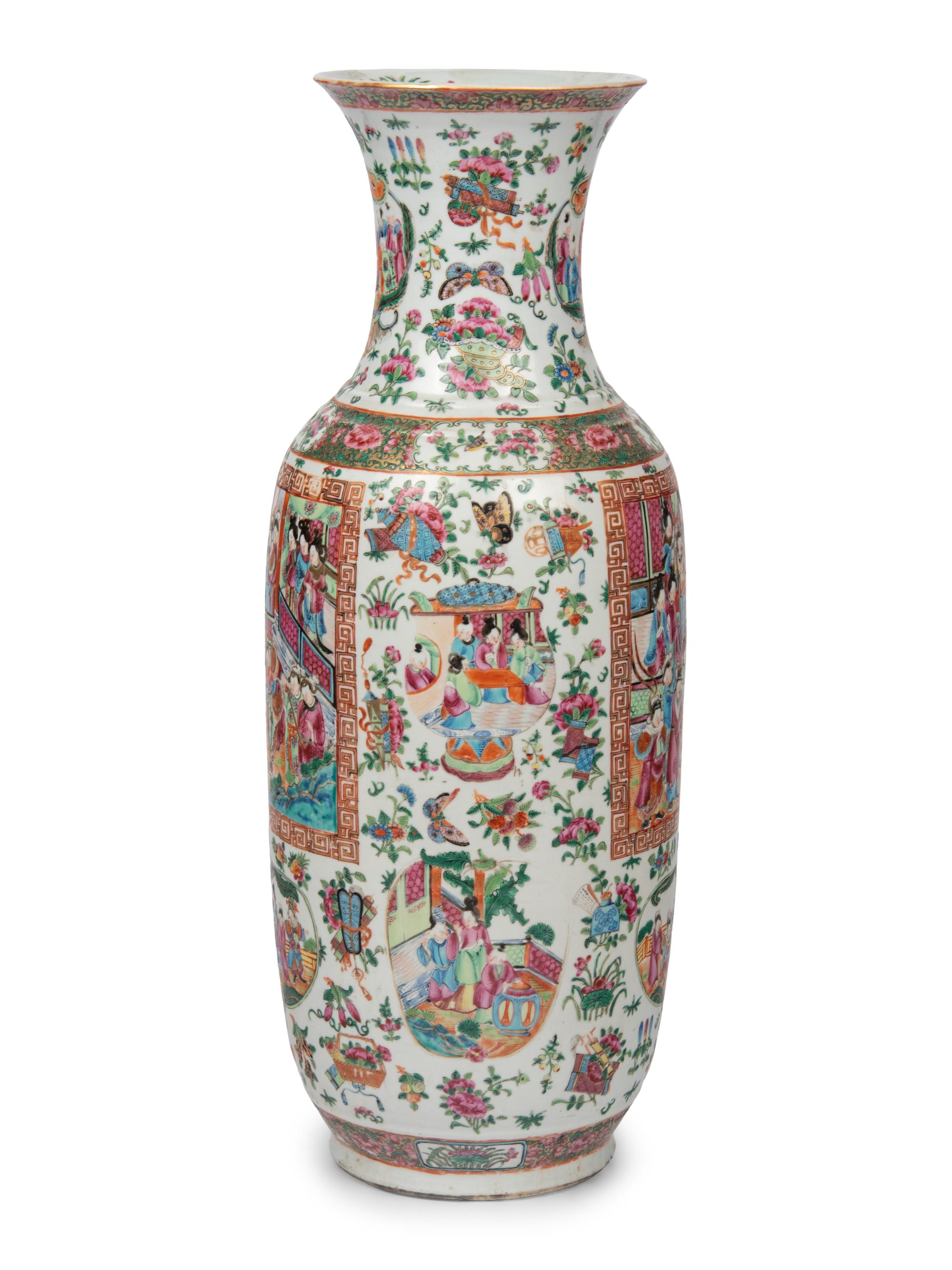 A Large Chinese Export Porcelain Vase