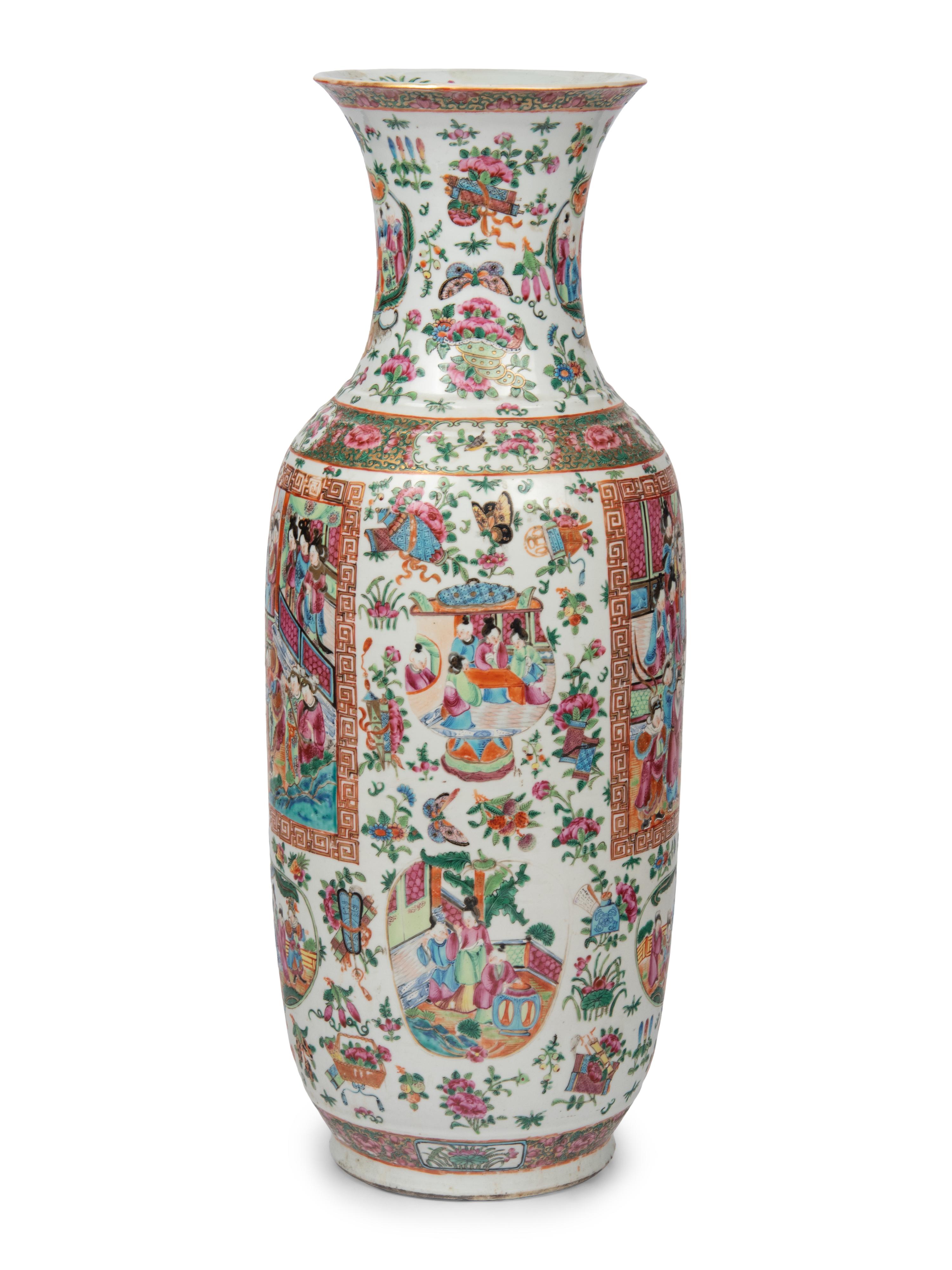 A Large Chinese Export Porcelain Vase