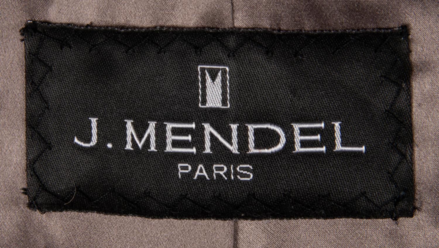 J. Mendel Brown Broadtail Open-Front Coat, 2000s