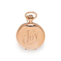 WALTHAM, 14K YELLOW GOLD AND DIAMOND HUNTER CASE POCKET WATCH