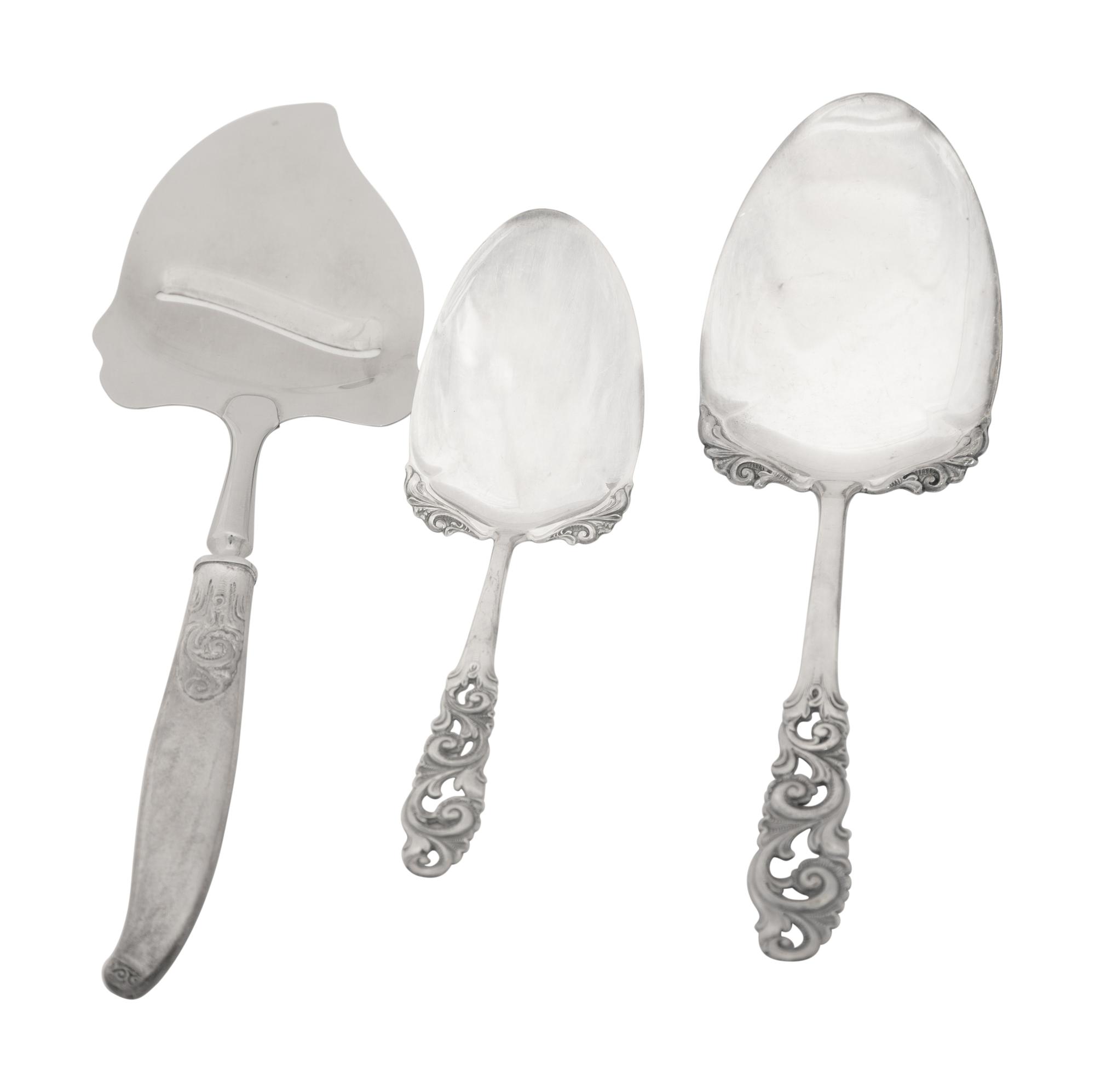 A Norwegian Silver Flatware Service