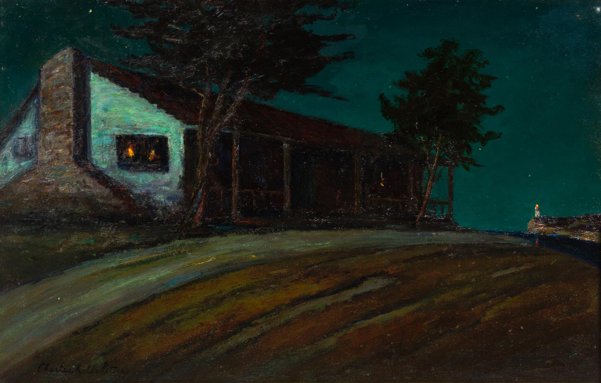 Charles Rollo Peters, (American, 1862 - 1928), Adobe by Moonlight