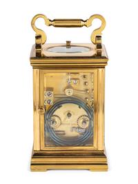 A Hands Brass Carriage Clock