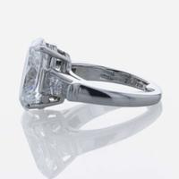 A Diamond and Platinum Tiffany & Co. Ring 5.13 Carat Oval-Cut Diamond, GIA Certified