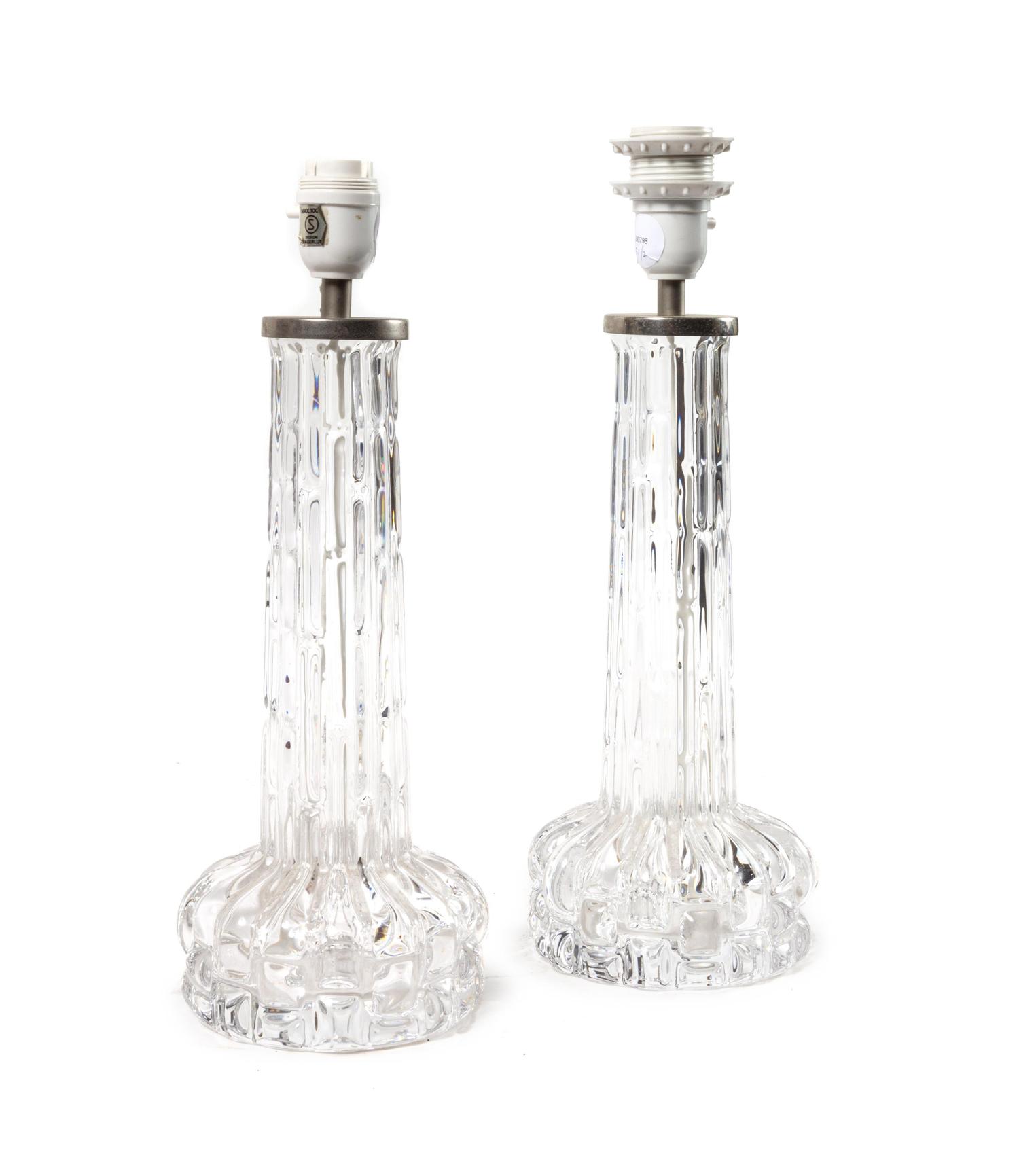 Pair of Table LampsOrrefors, Sweden