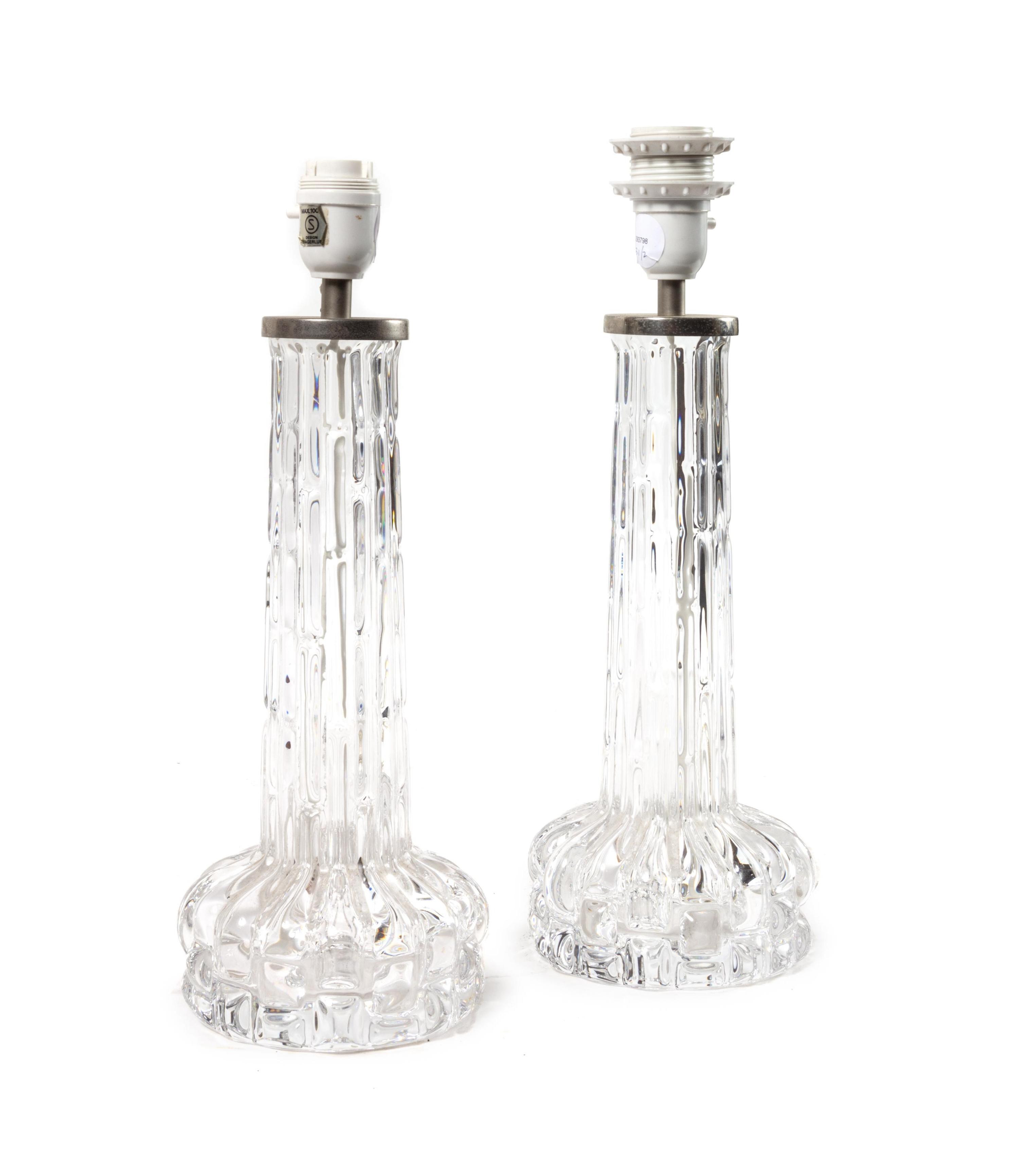 Pair of Table LampsOrrefors, Sweden
