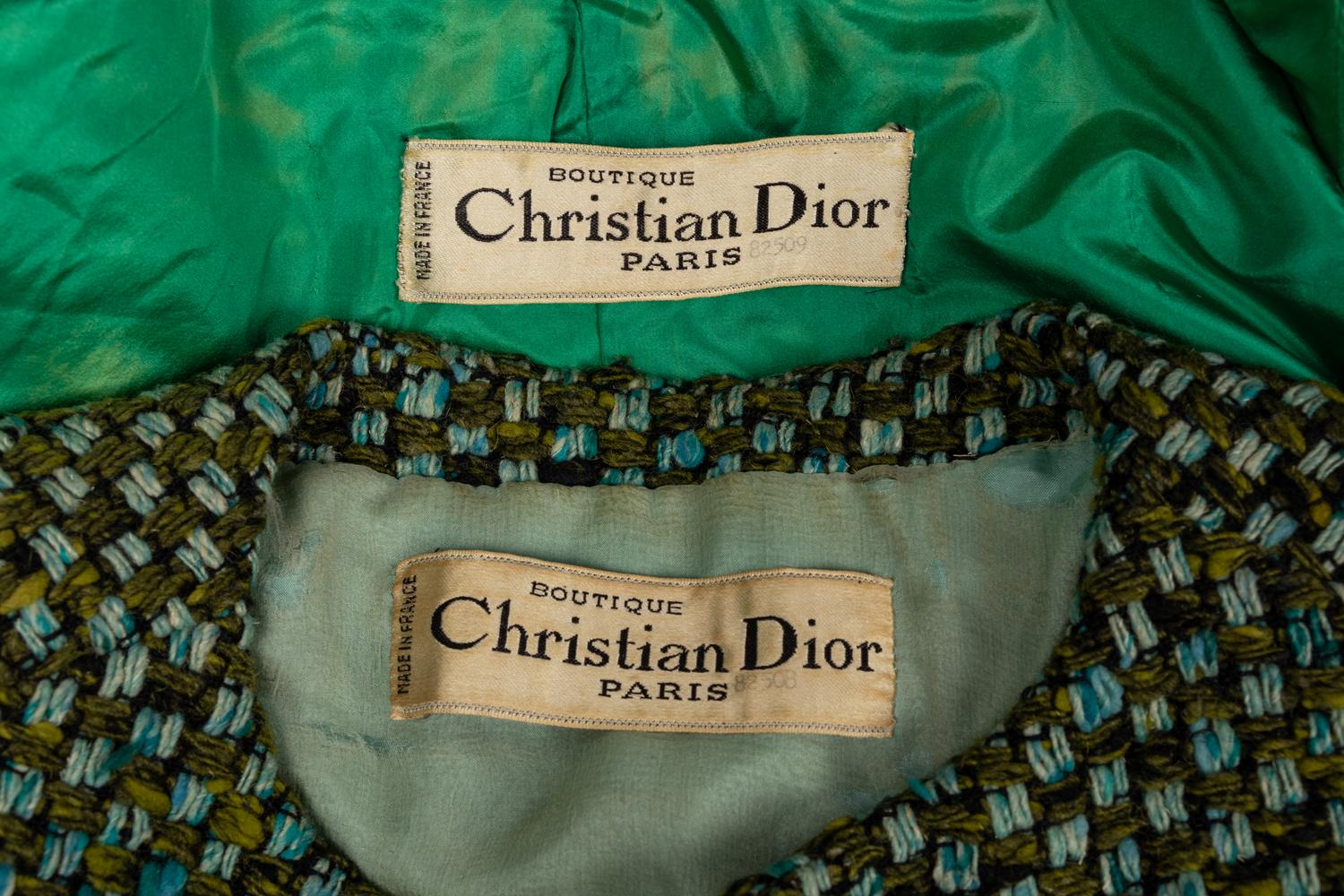 Christian Dior Demi-Couture Skirt Suit and Coat, 1960s