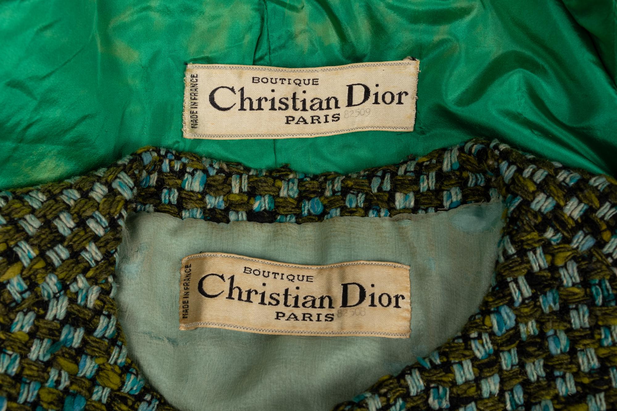 Christian Dior Demi-Couture Skirt Suit and Coat, 1960s