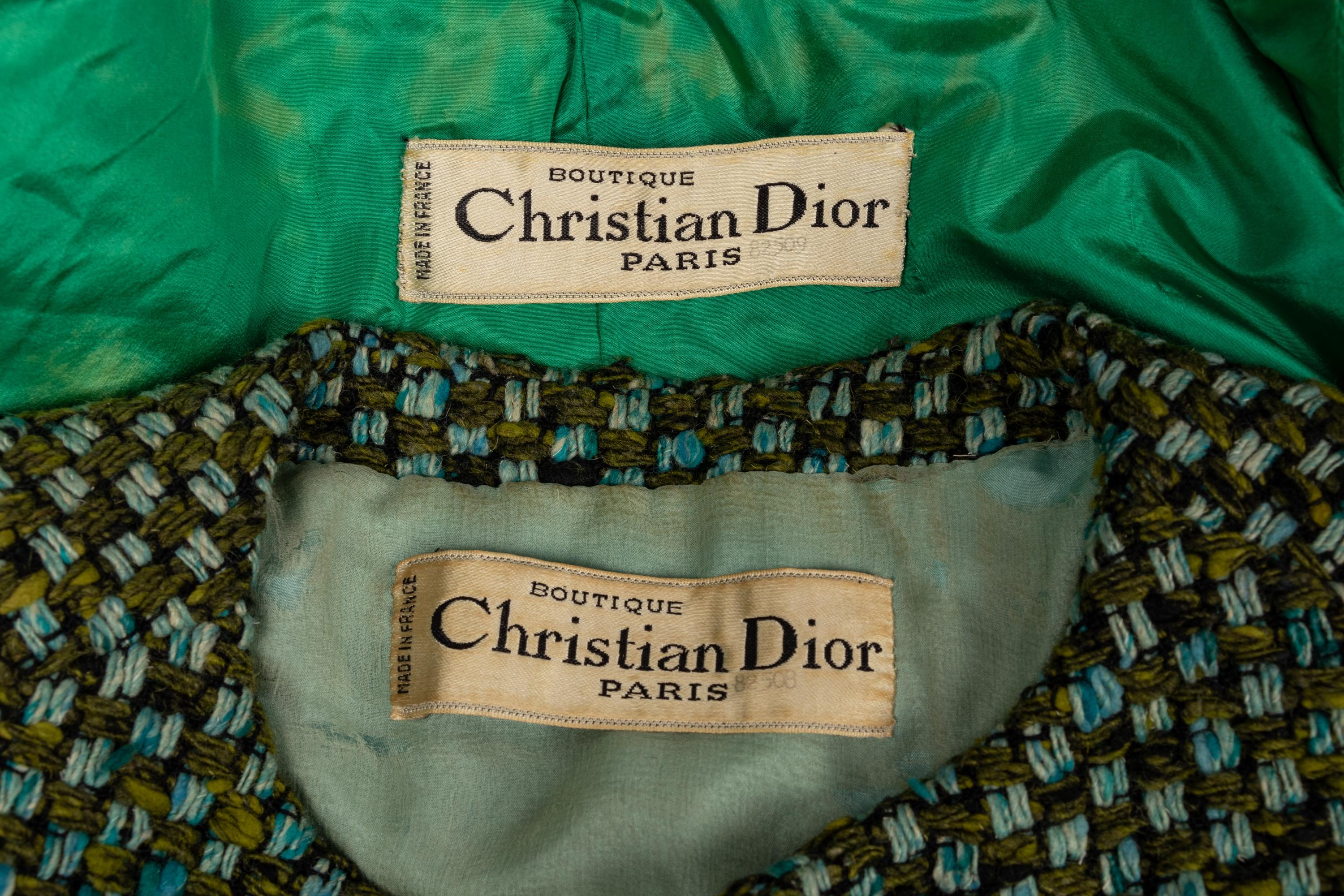 Christian Dior Demi-Couture Skirt Suit and Coat, 1960s
