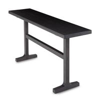 A Contemporary Stained Oak Console Table