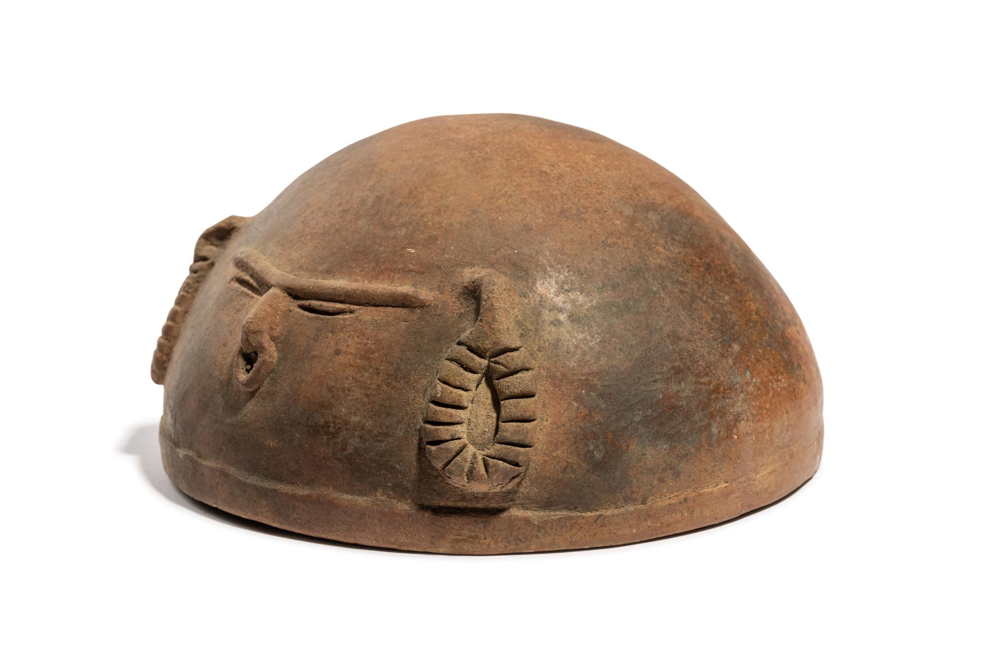 A Chimila Figural Urn Lid