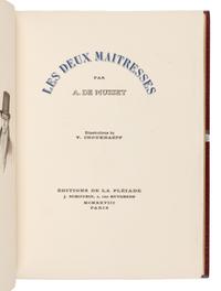 [BINDINGS]. [LÉOTARD, GENEVIÈVE - BINDER]. A group of 2 works in fine Art Deco bindings by Léotard.