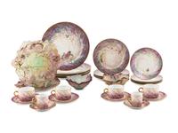 A Daum for Limoges Nature Porcelain Dinner Service